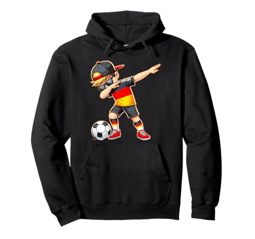 Dabbing Deutschland Junge Boy mit Sonnenbrille Dab Flagge Pullover Hoodie Dabbing Deutschland Junge Boy mit Sonnenbrille Dab Flagge Pullover Hoodie von Deutschland Flagge Junge Store