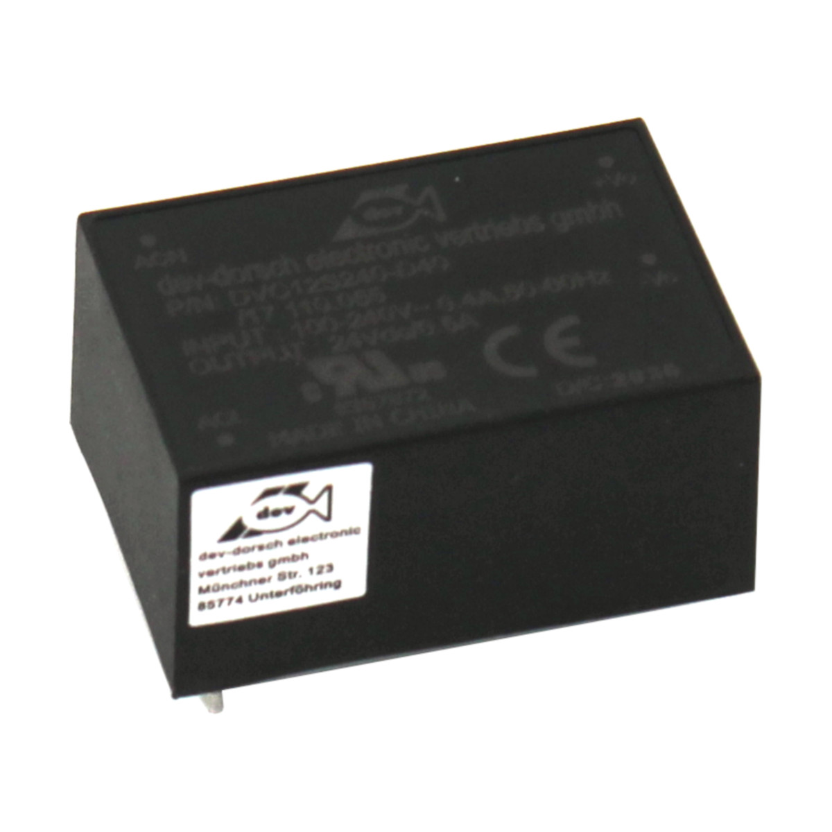 Dev-Dorsch DVC12S240-D40 AC/DC Wandler Modul Input 100-240 V Output 24 V DC von Dev-Dorsch