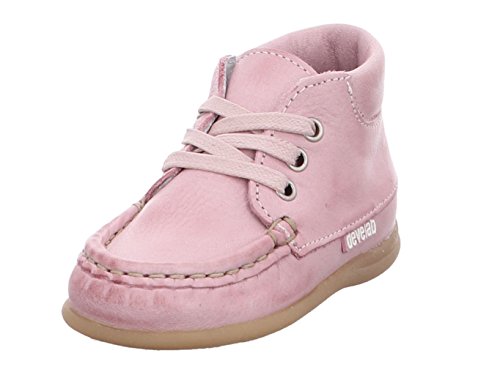 Develab Mädchen Lauflernschuhe Schnürschuh Leder pink Gr. 24 von Develab