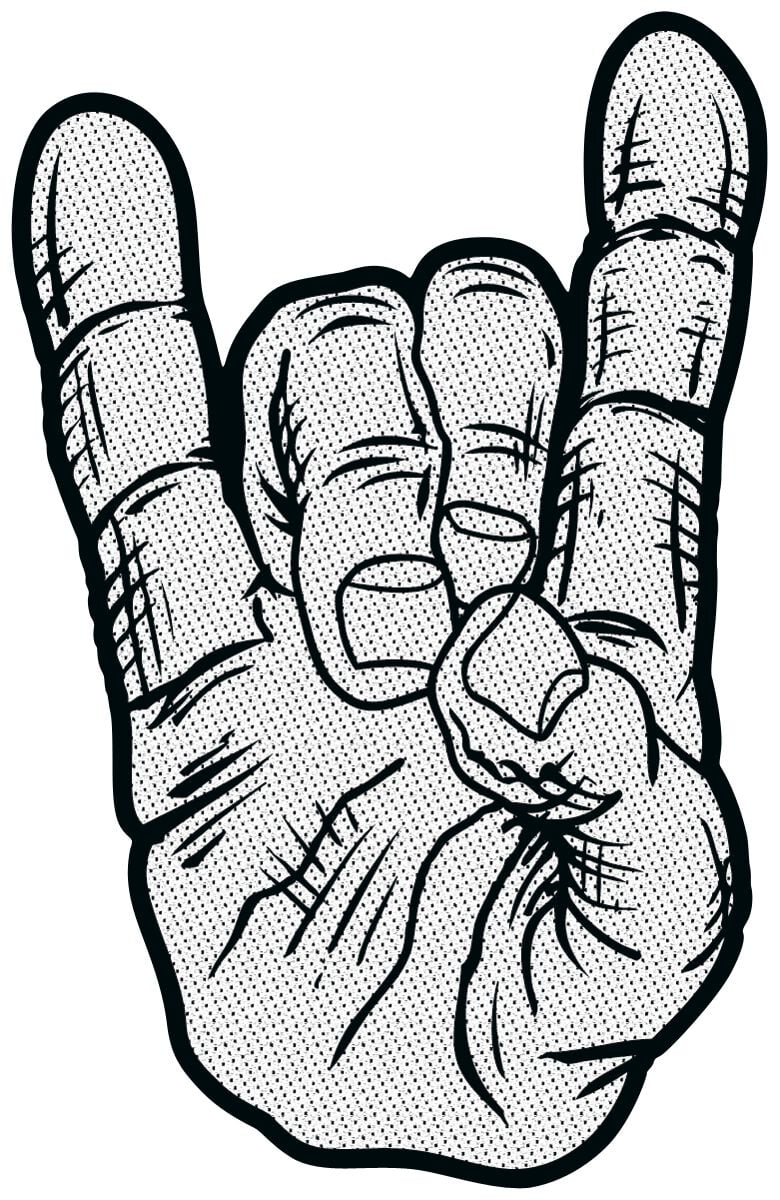 Devil Horns  Patch multicolor von Devil Horns