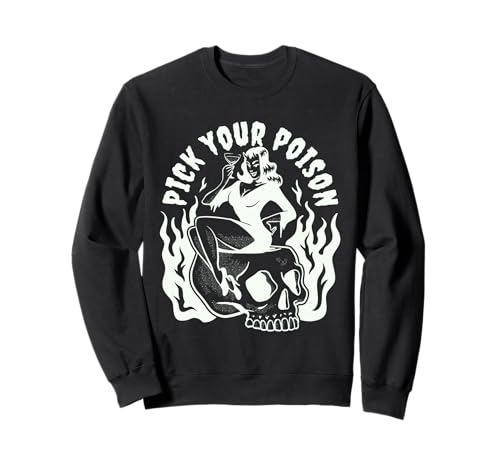 Wähle deinen Poison Pin Up Devil Woman Traditional Tattoo Flash Sweatshirt Wähle deinen Poison Pin Up Devil Woman Traditional Tattoo Flash Sweatshirt von Devil Woman Pick Your Poison Pin Up Old School tat