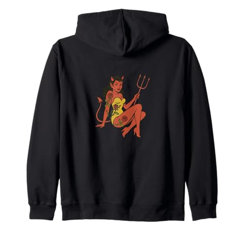 Devil Girl Pinup Art Dämon Girls Cheesecake Kapuzenjacke Devil Girl Pinup Art Dämon Girls Cheesecake Kapuzenjacke von Devils Pinup Artworks Snugg