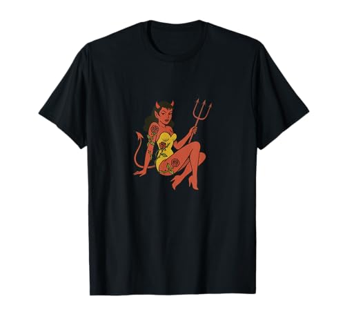 Devil Girl Pinup Art Dämon Girls Cheesecake T-Shirt Devil Girl Pinup Art Dämon Girls Cheesecake T-Shirt von Devils Pinup Artworks Snugg