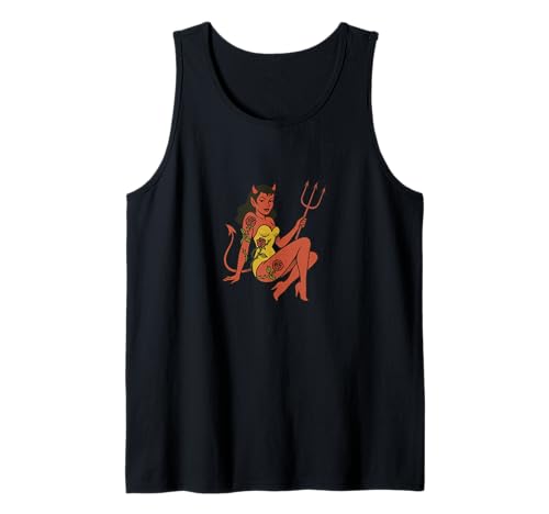 Devil Girl Pinup Art Dämon Girls Cheesecake Tank Top Devil Girl Pinup Art Dämon Girls Cheesecake Tank Top von Devils Pinup Artworks Snugg