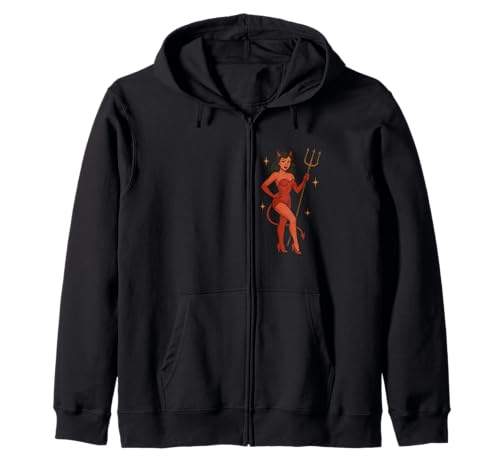 Devil Girl Pinup Art Dämon Girls Cheesecake Kapuzenjacke Devil Girl Pinup Art Dämon Girls Cheesecake Kapuzenjacke von Devils Pinups Artworks Snugg