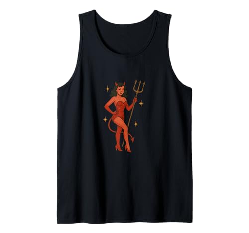 Devil Girl Pinup Art Dämon Girls Cheesecake Tank Top Devil Girl Pinup Art Dämon Girls Cheesecake Tank Top von Devils Pinups Artworks Snugg