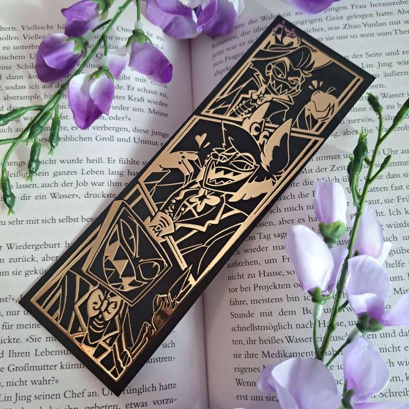 Hazbin Hotel Gold Bookmark von DevilxSamaShop