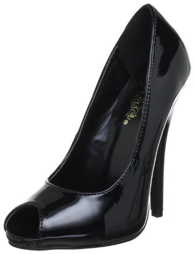 Devious DOMINA-212 Damen Pumps, Schwarz (Blk pat), EU 39 (UK 6) (US 9) von Devious