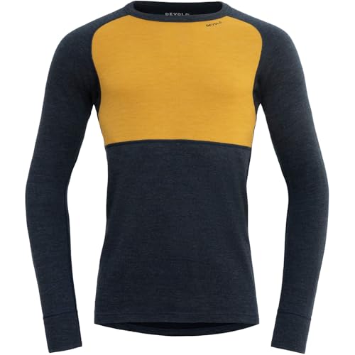 DEVOLD Expedition Merino Silk Shirt Man - Langarm-Baselayer ink-arrowwood M von Devold