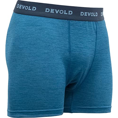 Devold Herren Breeze Boxer, Blau-Melange, L von Devold