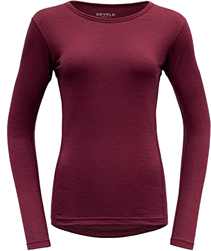 Devold Breeze Langarm Shirt Damen rot von Devold