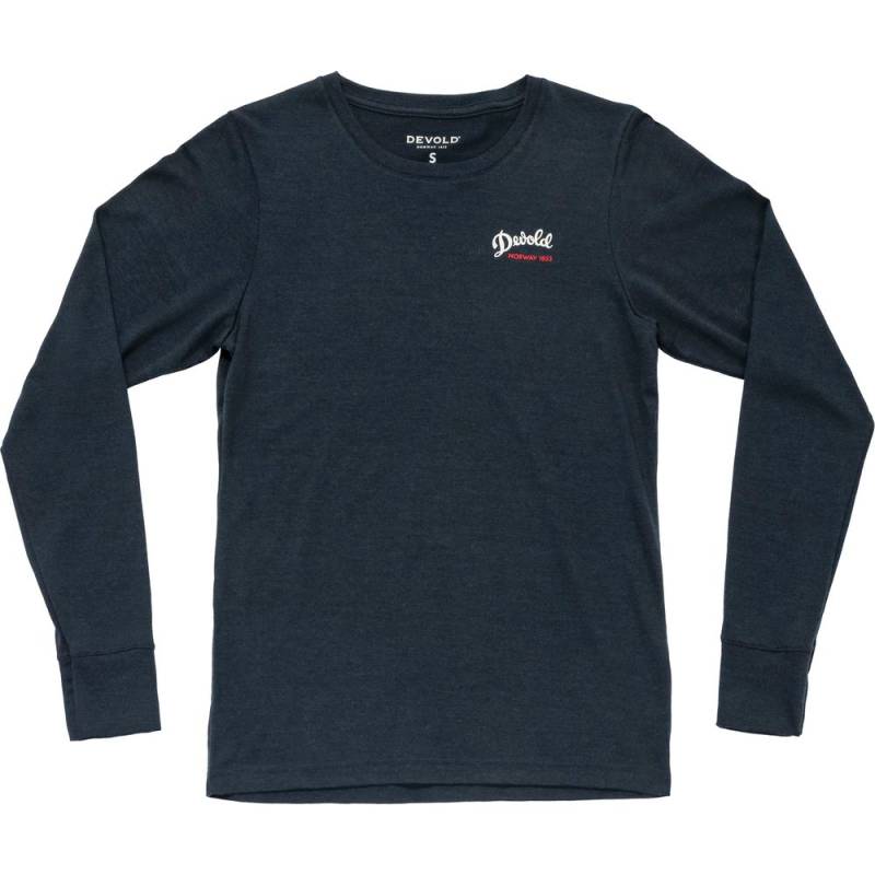 Devold Classic Script Damen Langarmshirt ink M von Devold