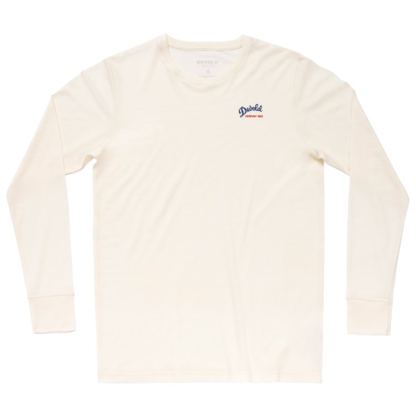 Devold - Classic Script L/S - Merinoshirt Gr XXL weiß von Devold