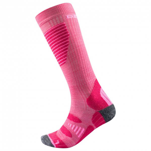 Devold - Cross Country Kid Sock - Skisocken Gr 25-27 rosa von Devold