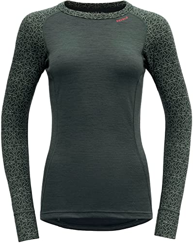 Devold Damen Duo Active Merino 210 Shirt Tshirt, Wald, XL von Devold