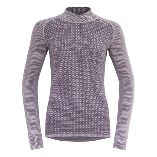 Devold Damen Kvitegga Merino 230 Cross Longsleeve, Orchid, M von Devold