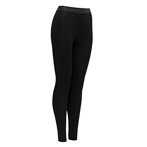 Devold Damen Lauparen Merino 190 Longs Tights, schwarz, M von Devold