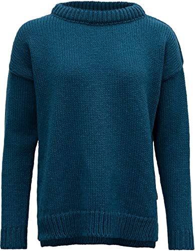 Devold Damen Nansen Wool Sweater Sweatshirt, Flut, M von Devold