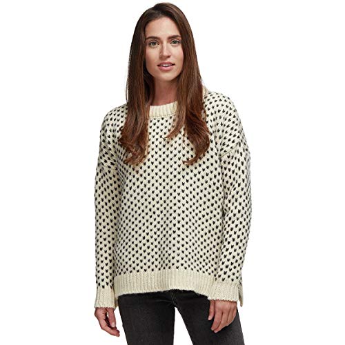 Devold Damen Nordsjø Wool Sweater Sweatshirt, Offwhite, M von Devold