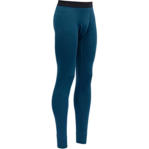 Devold M Duo Active Merino 210 Longs Blau - Merino Funktionelle Herren Merino Ganzjahres Unterhose, Größe M - Farbe Floo von Devold