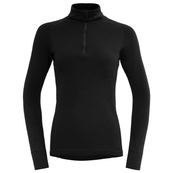 Devold - Duo Active Woman Zip Neck - Merinounterwäsche Gr M schwarz von Devold