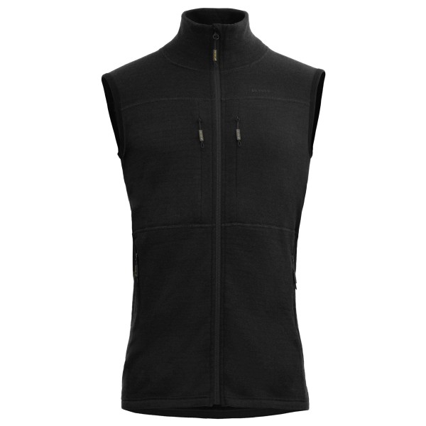 Devold - Egga Grid Merino Vest - Merinoweste Gr S schwarz von Devold