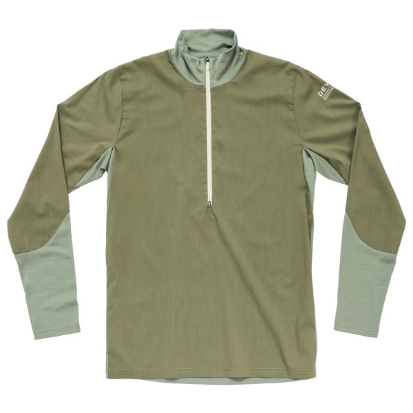Devold - Endurance Merino Cover Zip - Merinoshirt Gr L oliv von Devold