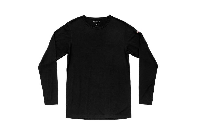 Devold Funktionsunterhemd BREEZE PLUS MERINO 200 SHIRT Herren Thermounterhemd schwarz von Devold
