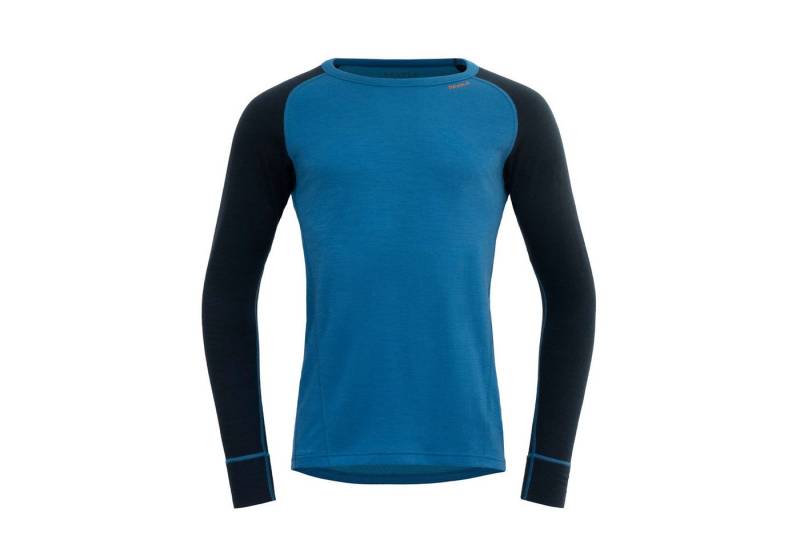 Devold Funktionsunterhemd DUO ACTIVE MERINO 205 Langarm Herren Fuktions-Unterhemd blau von Devold