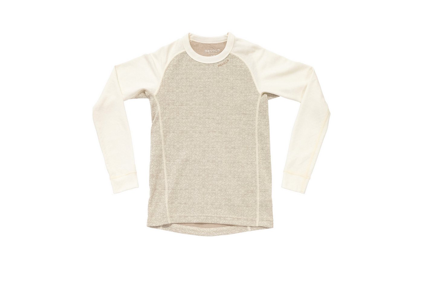 Devold Funktionsunterhemd DUO ACTIVE MERINO SHIRT JR - RAW WHITE von Devold