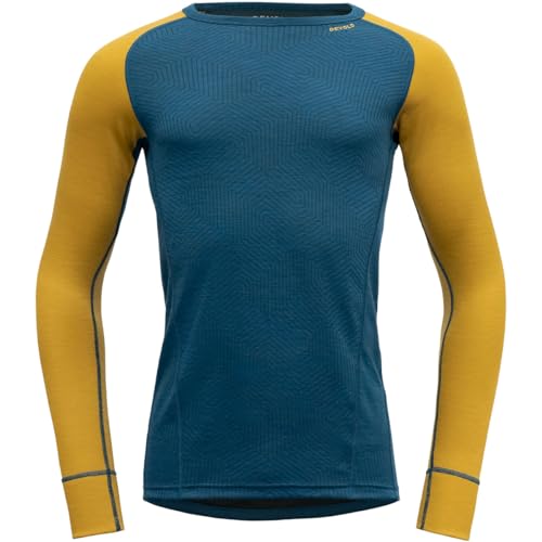 Devold Herren Duo Active Longsleeve, Flood-Arrowwood, S von Devold