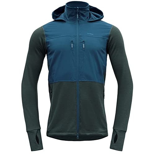 Devold Herren Herøy Hybrid Merino JKT Jacke, Woods/Flood, L von Devold