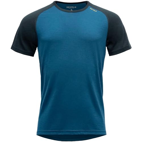 Devold Herren Jakta Merino 200 T-Shirt, Flood-Ink, L von Devold