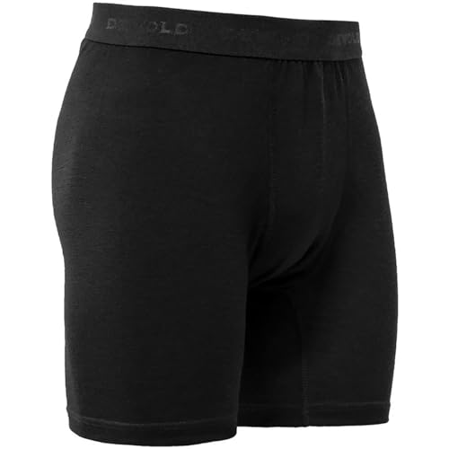 Devold M Jakta Merino 200 Boxer Schwarz - Merino Leichte Funktionelle Herren Merino Baselayer Boxershorts, Größe XL - FA von Devold