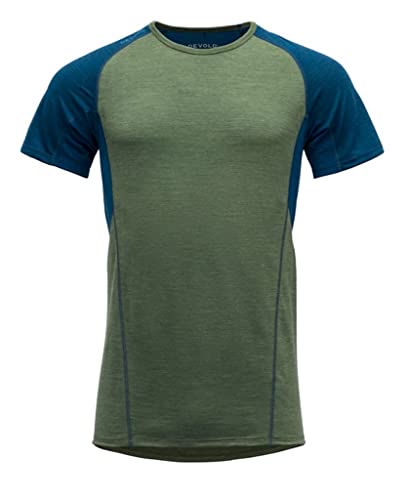 Devold Herren Running T-Shirt, Wald, M von Devold