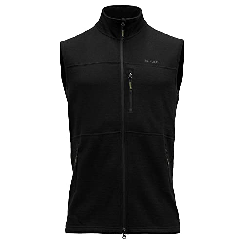 Devold Herren Thermo Wool Vest Weste, Kaviar, S von Devold