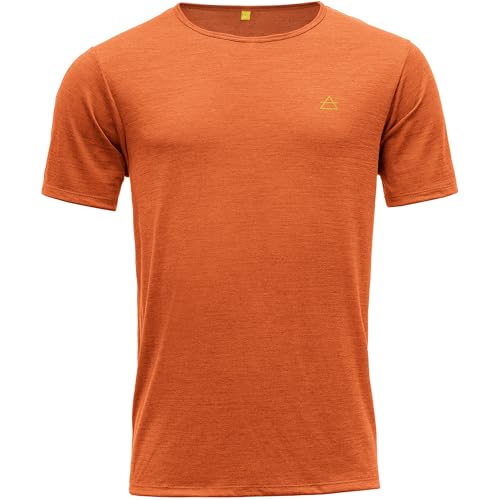 Devold Herren Valldal Merino 130 T-Shirt, Flame, L von Devold