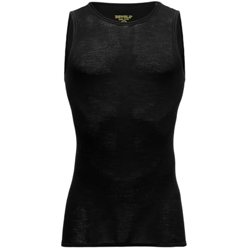 Devold Herren Wool Mesh 190 Tank Tanktops, Kaviar, XXL von Devold