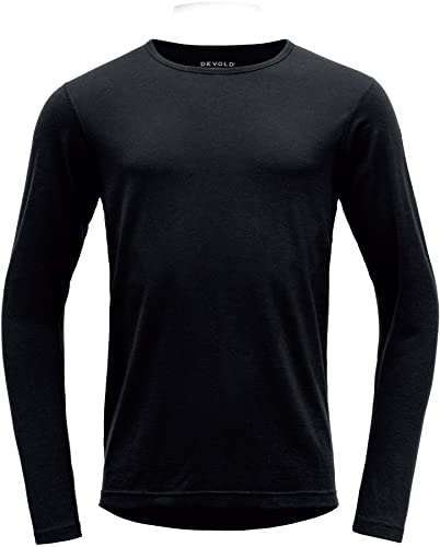 Devold Jakta Langarmshirt Herren schwarz von Devold