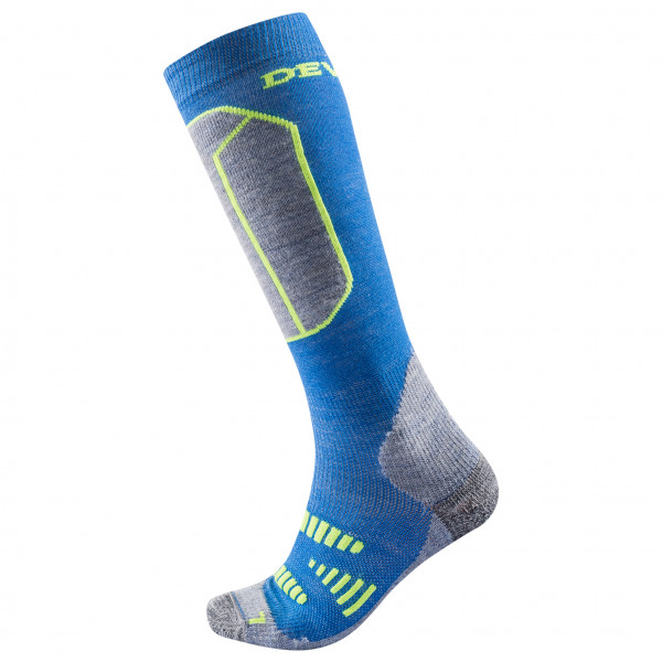 Devold - Kid's Alpine Sock - Skisocken Gr 25-27 blau von Devold