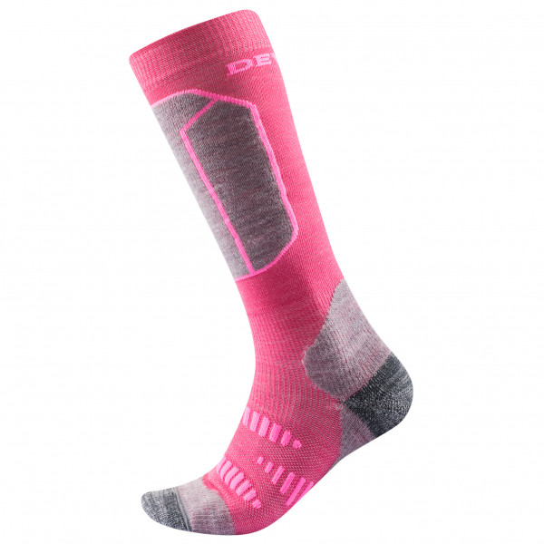 Devold - Kid's Alpine Sock - Skisocken Gr 25-27 rosa von Devold