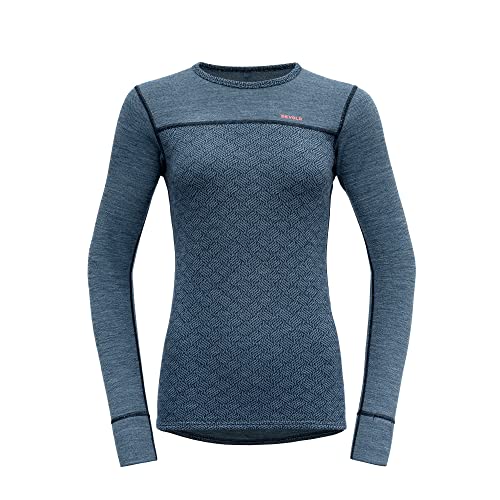 Devold Kvitegga Langarm Shirt Damen blau von Devold