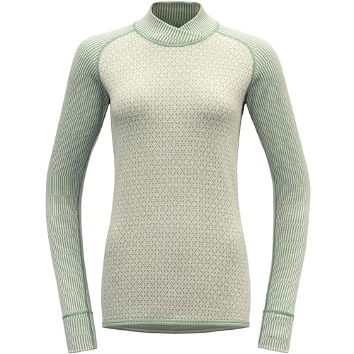 Devold Kvitegga Merino 230 Cross Neck Woman Größe XL raw white von Devold