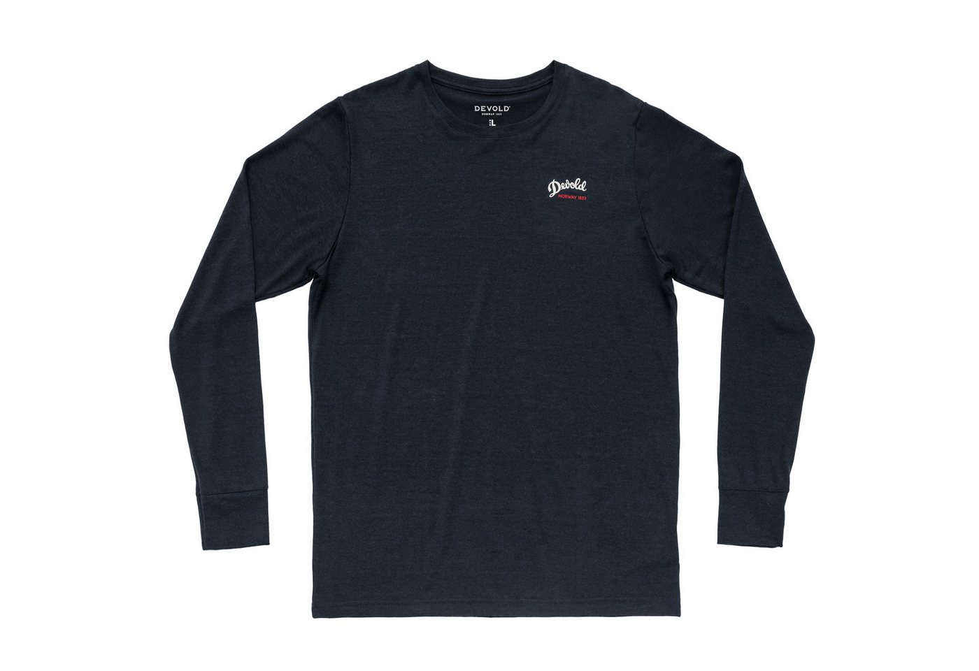 Devold Langarmshirt DEVOLD Classic Script LS Man - Merinowolle Langarmshirt Herren von Devold
