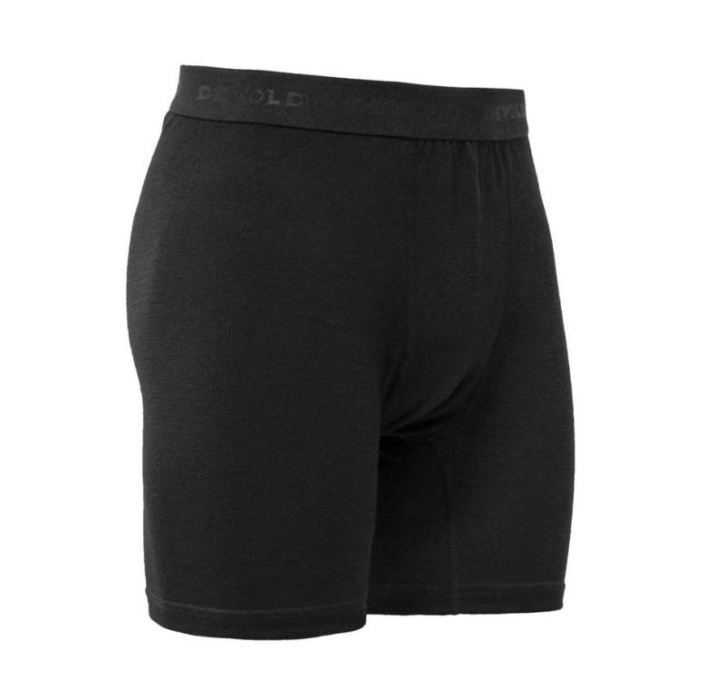Devold Lange Unterhose BREEZE PLUS MERINO 200 BOXER MAN - BLACK von Devold