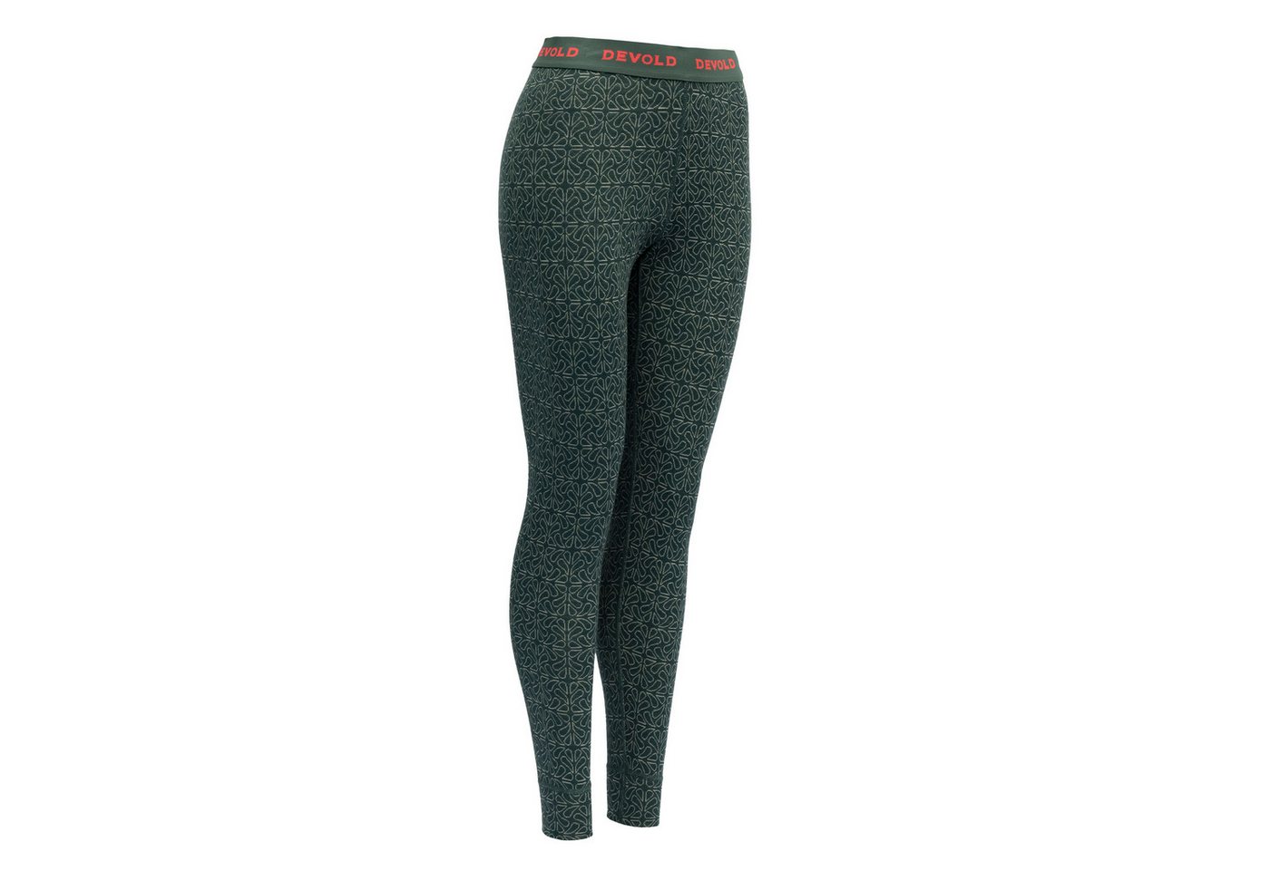 Devold Lange Unterhose DUO ACTIVE MERINO 205 lange Damen Funktionsunterhose dunkelgrün von Devold