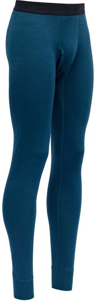 Devold Lange Unterhose DUO ACTIVE MERINO 210 Lange Funktionsunterhose Herren blau von Devold