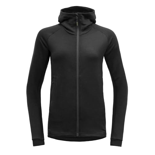Devold NIBBA Merino JKT Hood WMN - Caviar - M von Devold
