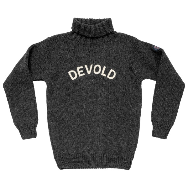 Devold - Nansen Legacy High Neck - Wollpullover Gr M schwarz von Devold