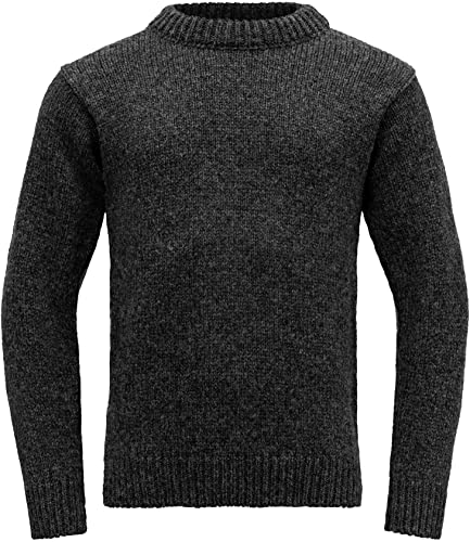 Devold Nansen Sweater Crew Neck, L, Anthracite 940A von Devold